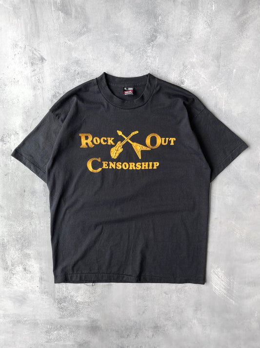 PMRC Censorship T-Shirt 90's - XL