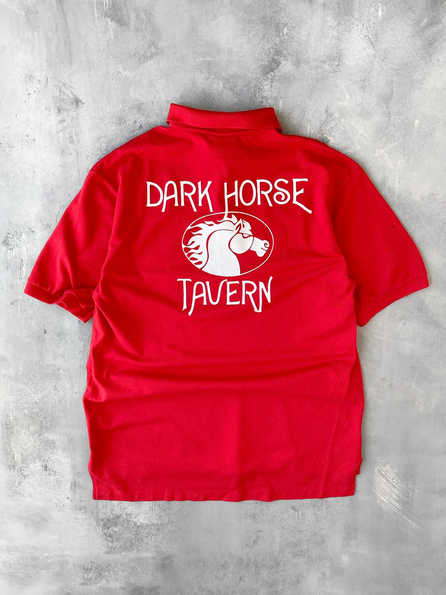 The Dark Horse Polo Shirt 80's - Large