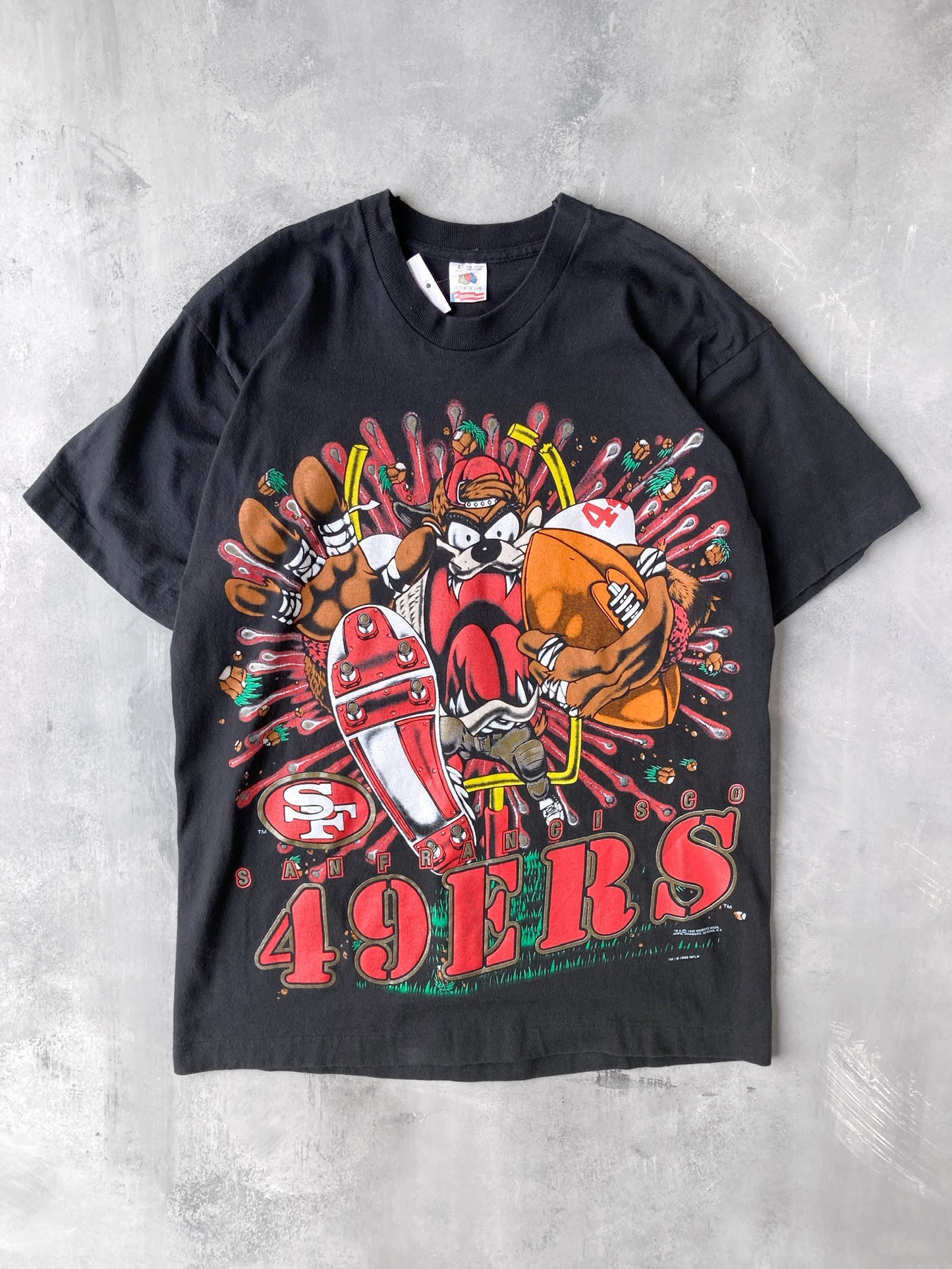 San Francisco 49ers x Taz T-Shirt 90's - Large