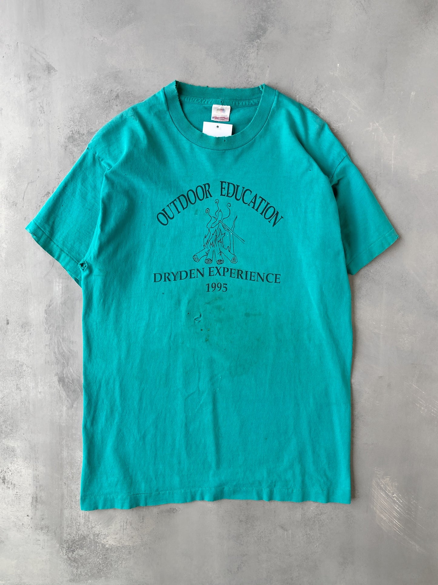 Thrashed Dryden Outdoor Education Tee 90's - Large