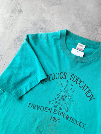 Thrashed Dryden Outdoor Education Tee 90's - Large