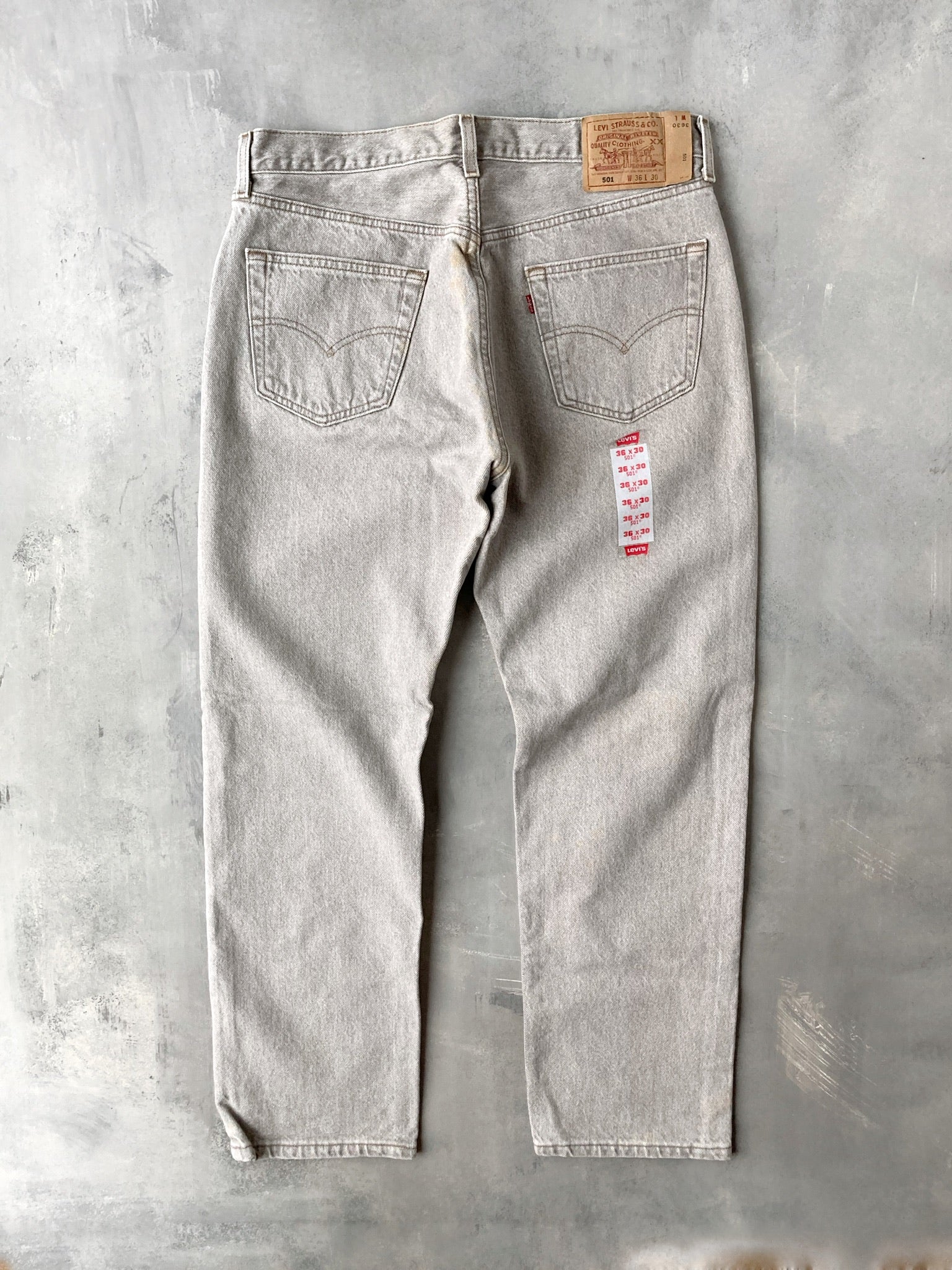 Levi's 501 Stone Gray 90's - 14