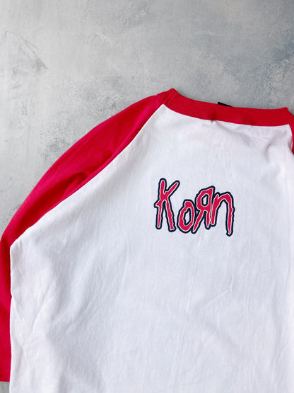 Korn Follow the Leader Raglan Shirt '98 - Large