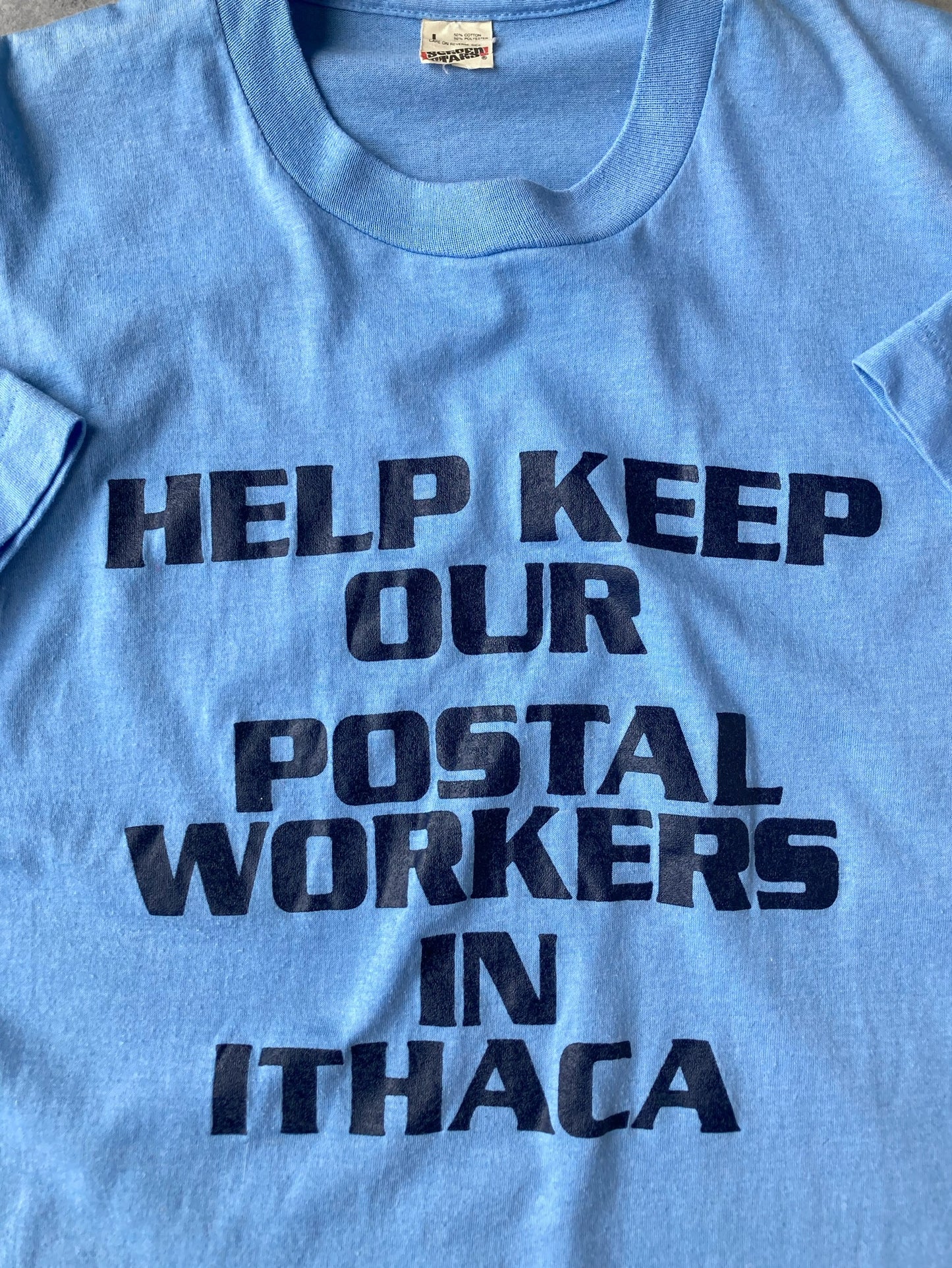 Ithaca Post T-Shirt 80's - Medium