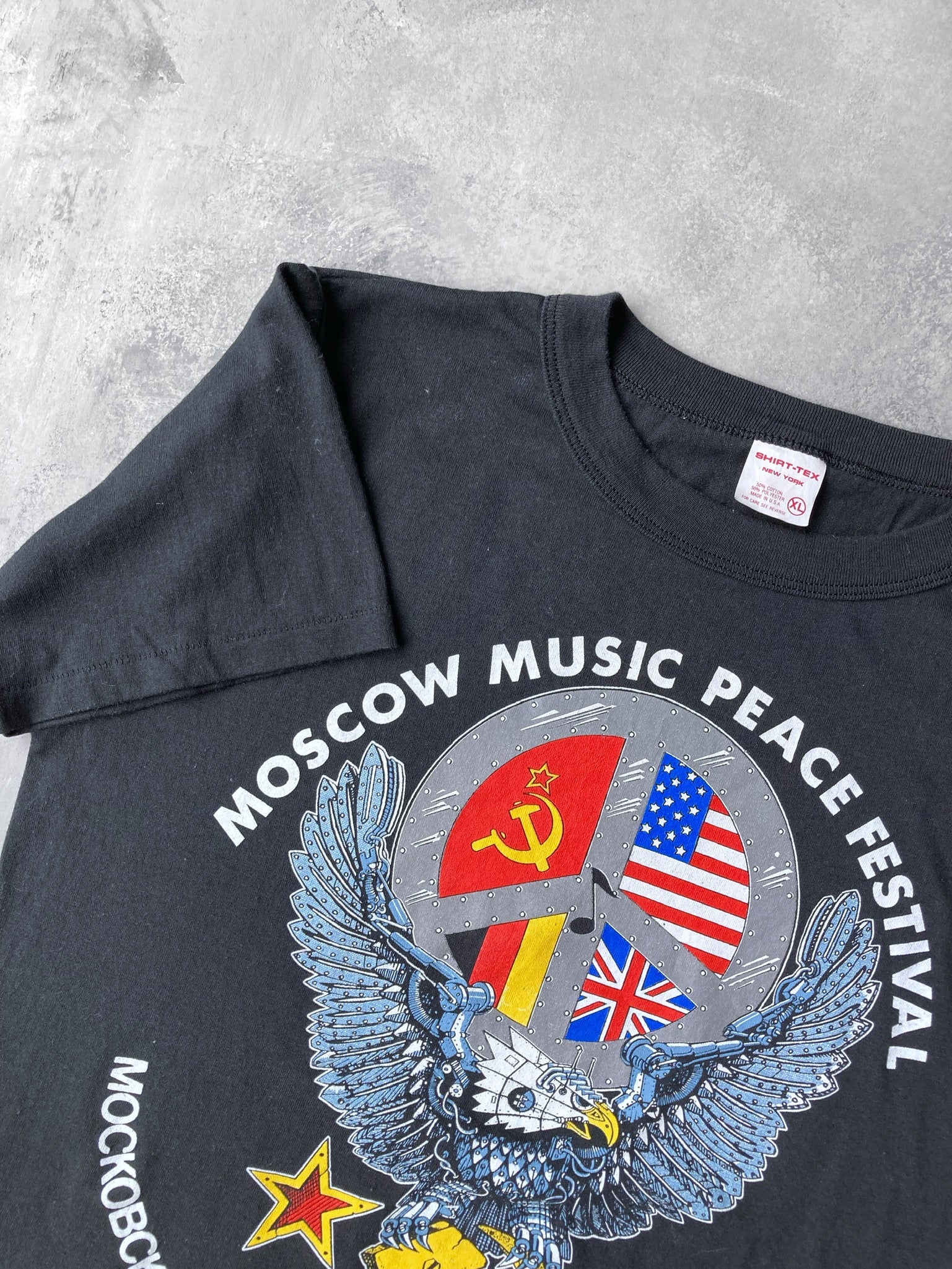Moscow Music Peace Festival T-Shirt 80's - Large – Lot 1 Vintage