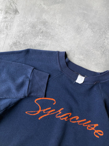 Syracuse Script Raglan Crewneck 80's - Small