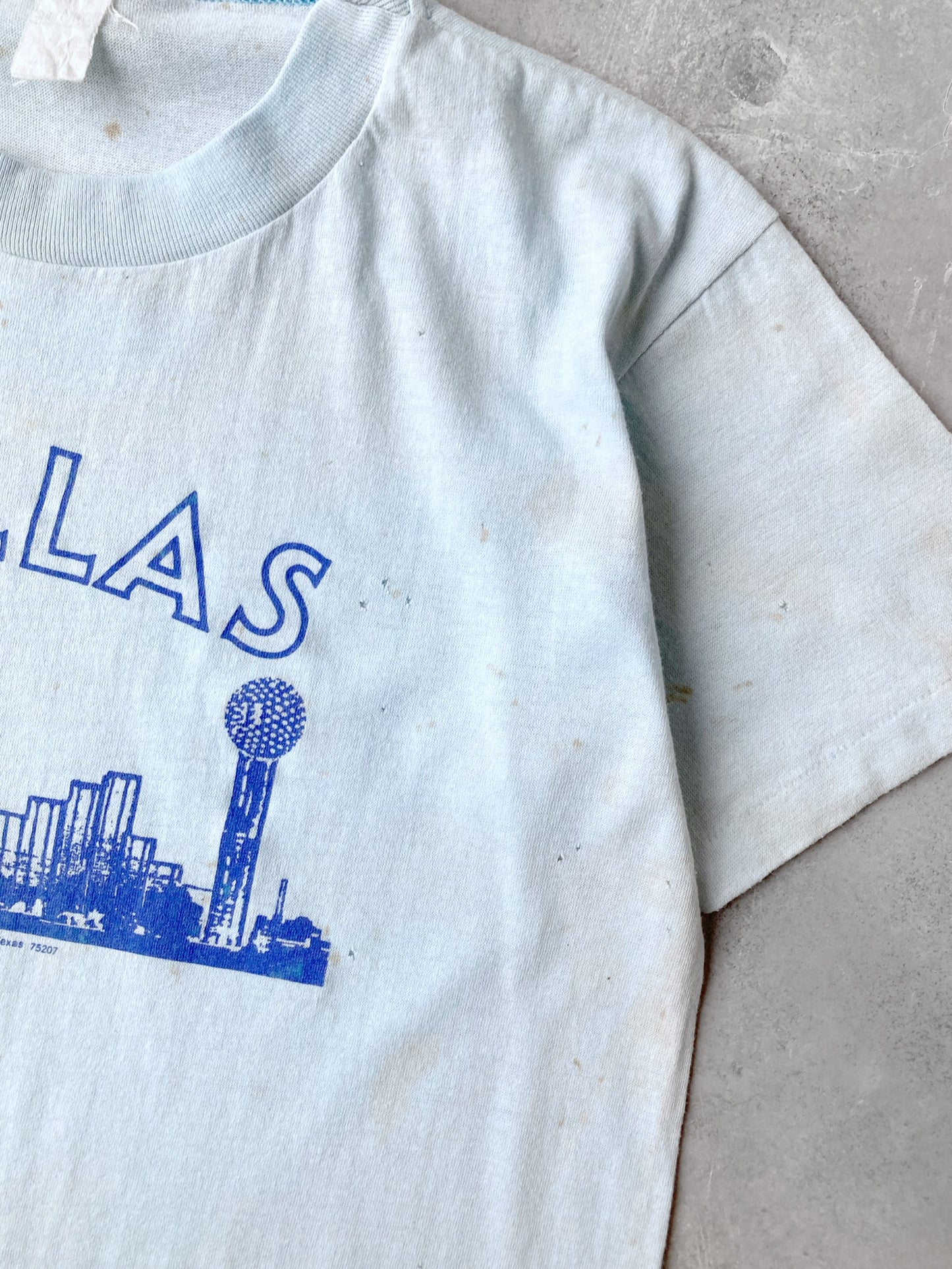 Dallas, Texas Skyline T-Shirt 80's - Medium