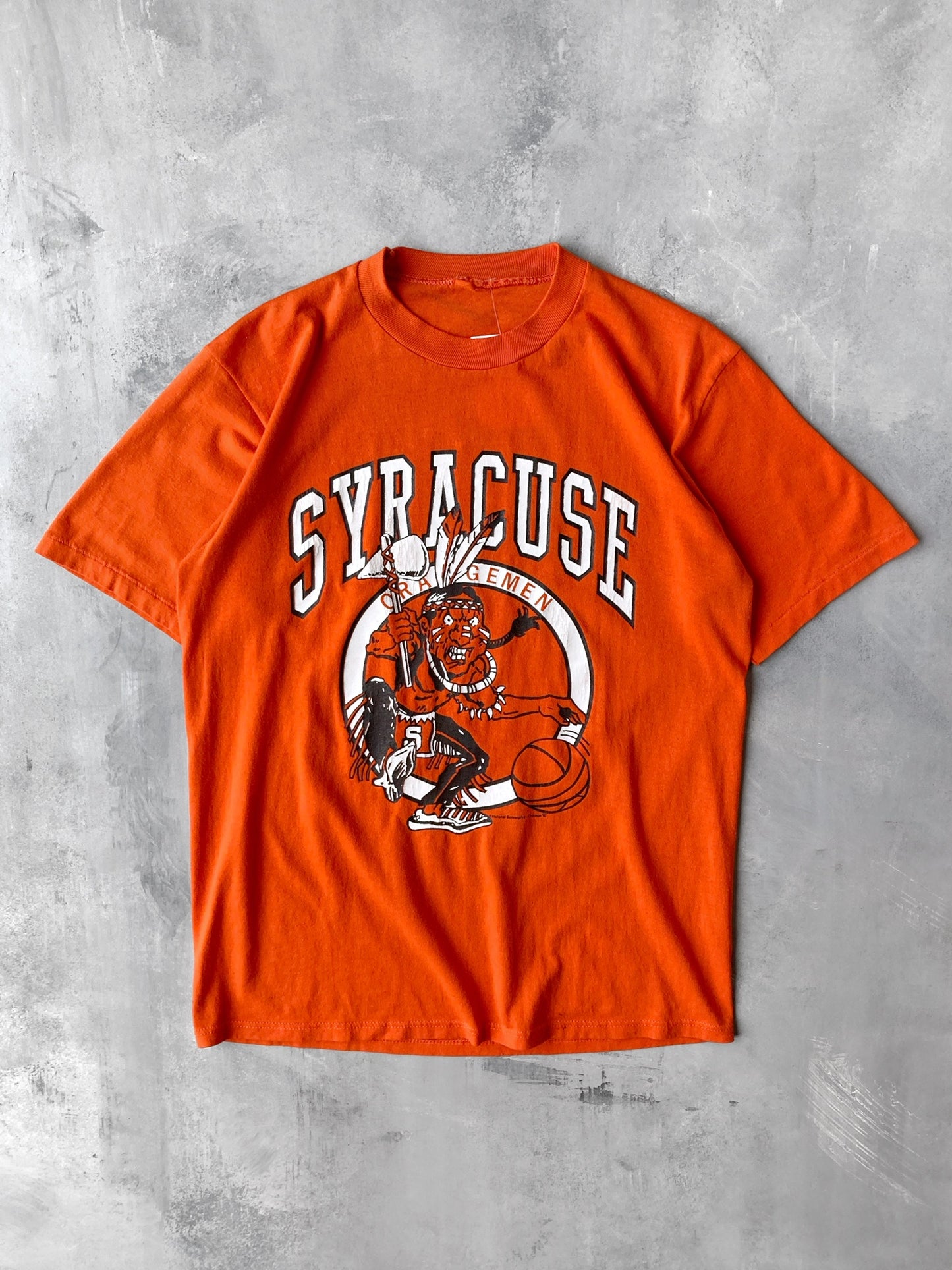 Syracuse University Saltine Warrior T-Shirt '87 - Medium