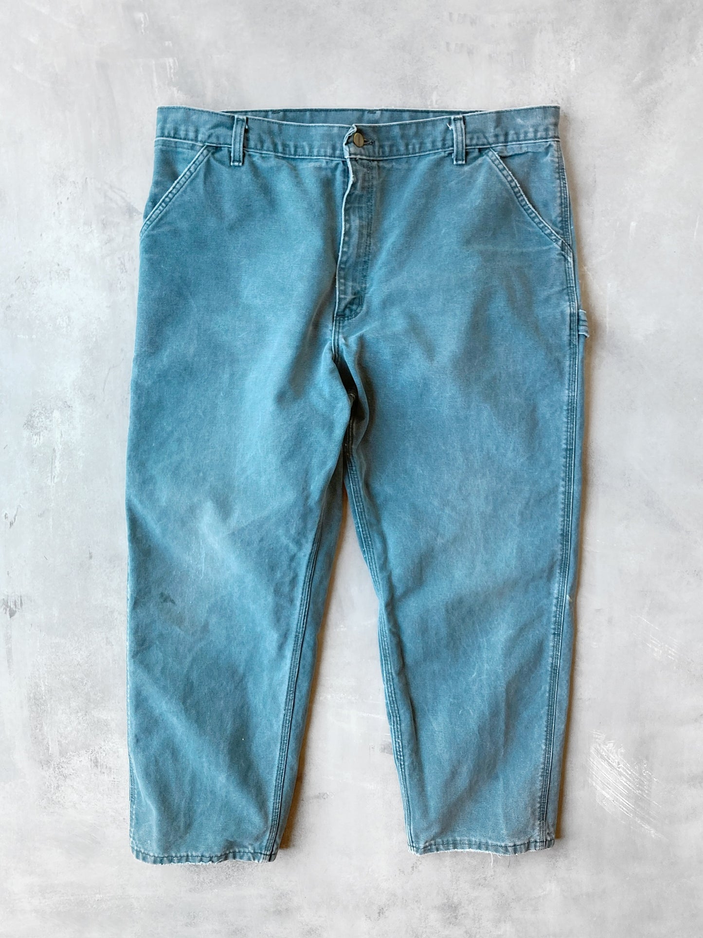 Teal Carhartt Carpenter Jeans 90's - 40x29